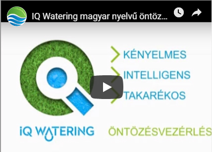 Magyar nyelvű IQ Watering öntözésvezérlő automata